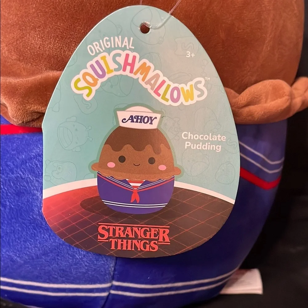 Squishmallows Stranger Things Chocolate Pudding Plush